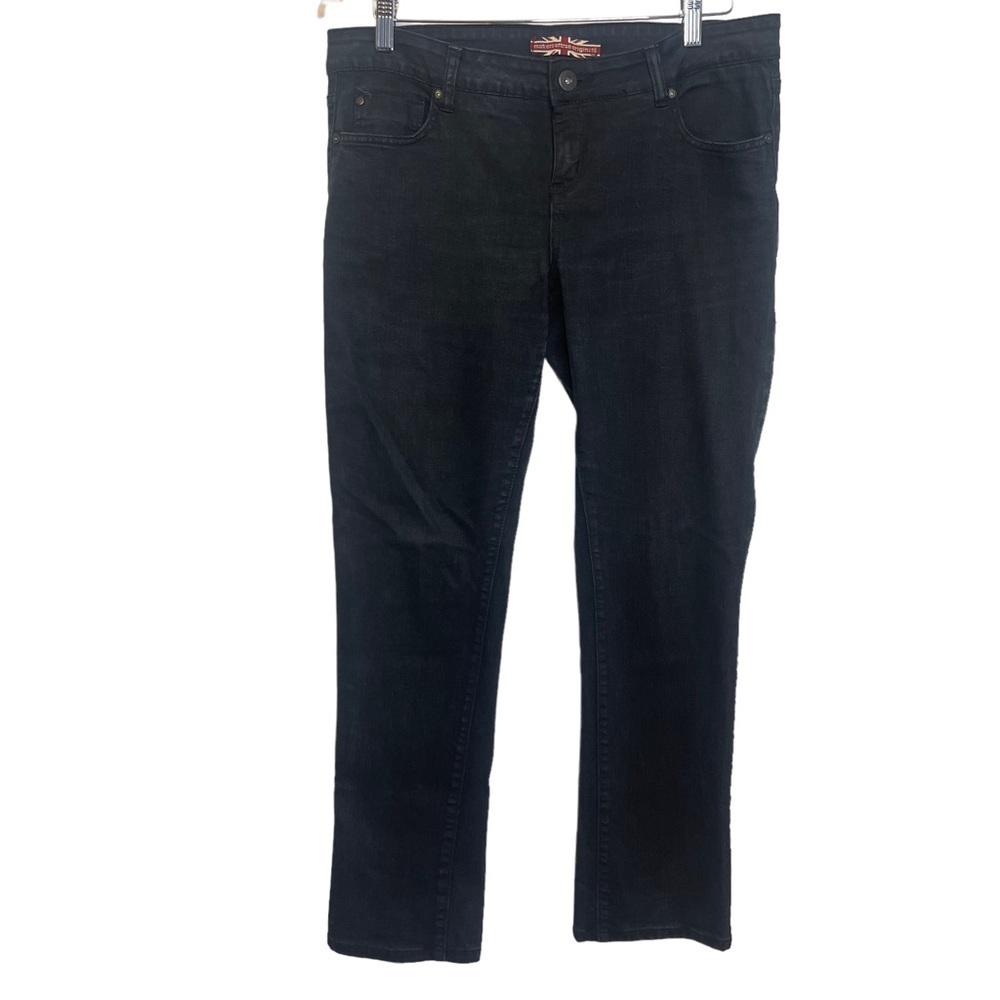 Makers Of True Originals Black Skinny Mid Rise Denim Jeans Size 33